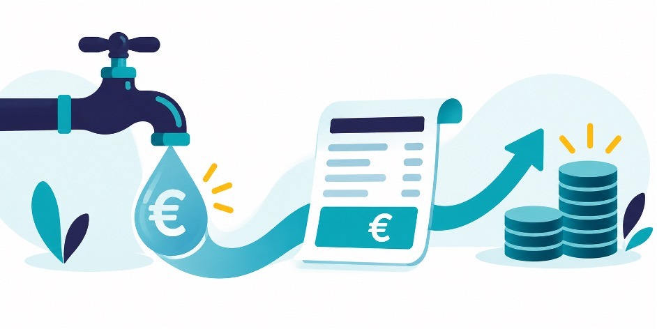 Wat heeft de belasting op leidingwater te maken met de verhoging van de arbeidskorting